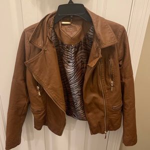 Jou Jou faux leather jacket